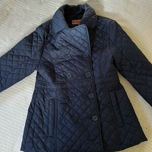 Urban Republic Navy quilted peacoat - girls sz14/L